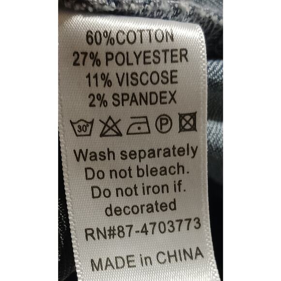 Galita Carefree Strapless Denim Top Faded Blue with Button Accents, Zipper Small - Picture 6 of 10